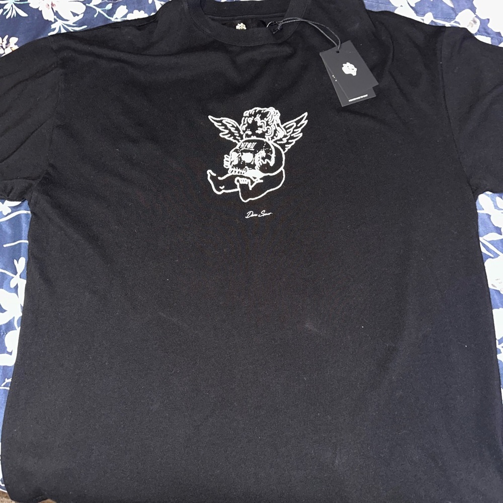 Darc Sport Black Short Sleeve Tee with Graphic Design